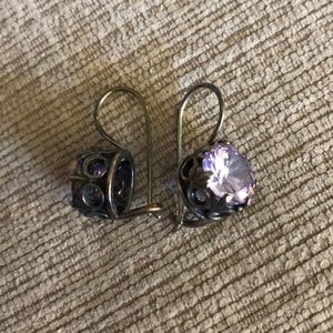 Filigree drop earrings
